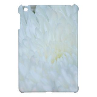 White Dahlia Petals Case For The iPad Mini