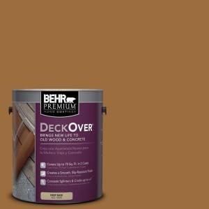 BEHR Premium DeckOver 1 gal. #SC 146 Cedar Wood and Concrete Paint 500001