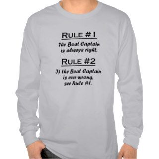 Rule Boat Captain Shirt