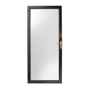 Andersen 3000 Series 36 in. Black Right Hand Full View Storm Door Brass Hardware with Fast and Easy Installation System 3FVBEZR36BL