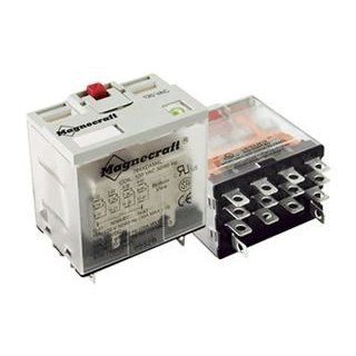 MAGNECRAFT   784XDXM4L 24D   POWER RELAY, 24VDC, 15A, 4PDT, PLUG IN Electronic Relays