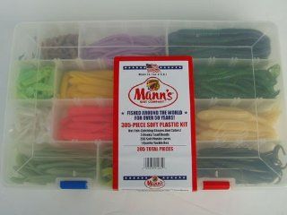 Mann's Bait Company 305 Piece Soft Plastic Kit  Fishing Soft Plastic Lures  Sports & Outdoors