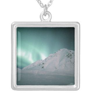 Aurora Borealis, near Palmer, January 17/18, Personalized Necklace