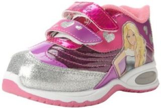 Mattel 1BBF307 Barbie Sneaker (Toddler/Little Kid), Pink/White, 9 M US Toddler Fashion Sneakers Shoes