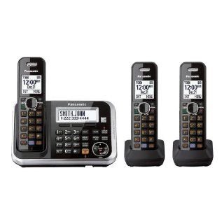Panasonic KX TG6843 Dect 6.0 Expandable Digital Cordless Answering System with 3 Handsets  Cordless Phone  Electronics