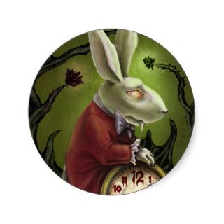 White Vampire Rabbit Sticker