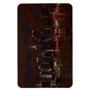 Manhattan Skyline Rectangular Magnets