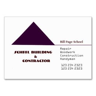 Construction Contractor Business Cards
