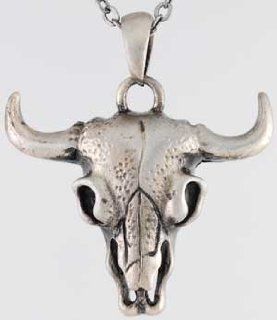 Bison Skull Necklace (JSJ285)   Jewelry