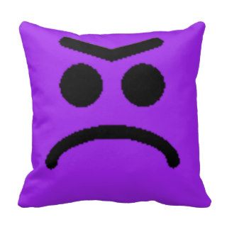 Colorful Assorted Smileys(See Description) Throw Pillows