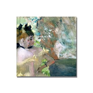 Edgar Degas 'Dancers in the Wings' Canvas Art Trademark Fine Art Canvas