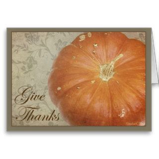 Give Thanks   Thanksgiving card