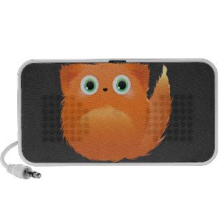 Cute Fluffy Cartoon Fox PC Speakers