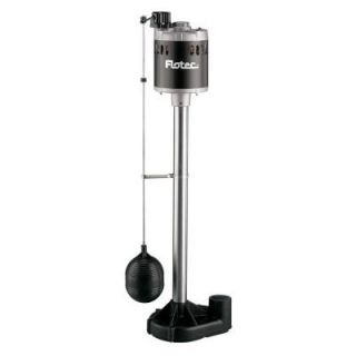 Flotec 1/2 HP Pedestal Sump Pump with 8 ft. Power Cord FPPSS5000