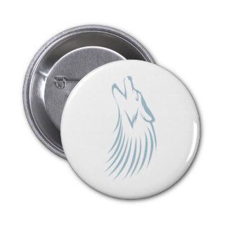 Custom Howling Coyote Logo Pins