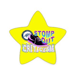 Stomp Out Criticism Anti Bullying Product Sticker
