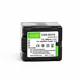 CGA DU14 1800mAh Battery for Panasonic SDR H288GK VDR D100  Digital Camera Batteries  Camera & Photo