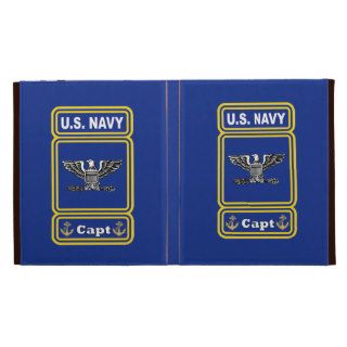 US Navy Captain Logo iPad Folio Covers