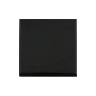 Daltile Semi Gloss Black 4 in. x 4 in. Ceramic Wall Tile K11144HD1P2