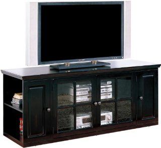 62" Black Rub TV Stand HCA289