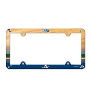 Utah Jazz Official NBA 12"x6" Plastic License Plate Frame  Sports Fan License Plate Frames  Sports & Outdoors