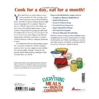 The Everything Meals For A Month Cookbook Smart Recipes To Help You Plan Ahead, Save Time, And Stay On Budget Linda Larsen 9781593373238 Books