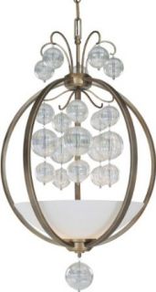 Minka Lavery 4503 Traditional / Classic Three Light Bowl Pendant from the Terzetto Collection, Terzetto Bronze   Ceiling Pendant Fixtures  