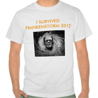 I Survived Frankenstorm Shirts
