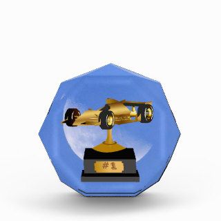 Blue Moon Race Car Trophy Award