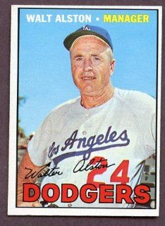 1967 Topps #294 Walter Alston Dodgers VG EX/EX 192724 Kit Young Cards at 's Sports Collectibles Store
