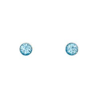 Annaleece Earring   Aquamarine   Post Stud Earrings Jewelry