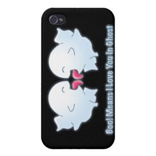 Boo Means I Love You in Ghost iPhone 4/4S Covers
