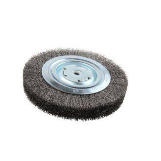 Lincoln Electric KH322 Crimped Wire Wheel Brush, 4000 rpm, 8" Diameter x 1 1/4" Face Width, 5/8" x 1/2" Arbor (Pack of 1) Abrasive Wheel Brushes