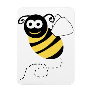 Happy Bee Clipart Magnets
