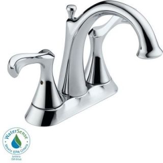 Delta Carlisle 4 in. 2 Handle High Arc Bathroom Faucet in Chrome 25939LF