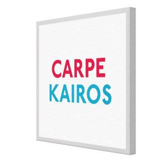 Carpe Kairos Canvas Wrapped Print Gallery Wrapped Canvas