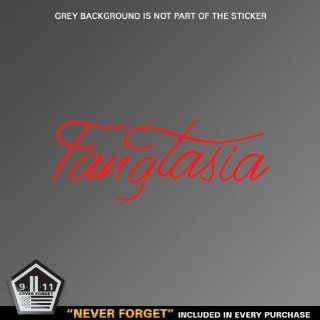 (2x) 5" Fangtasia True Blood Logo Sticker Vinyl Decals Automotive