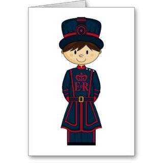 Royal Beefeater Guardsman Card