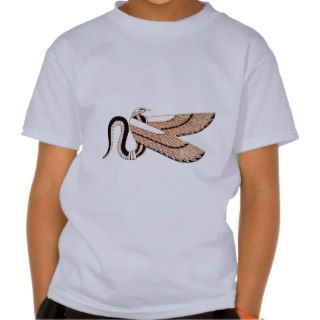 Ancient Egyptian Winged Serpent Symbol Tshirt