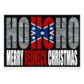 Funny Redneck Christmas Party Invitation