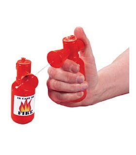 Fire Extinguisher Water Squirter Pack 6 count Toys & Games