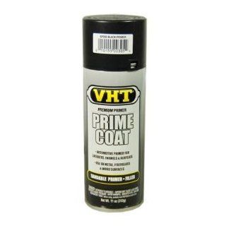 VHT SP305 Prime Coat Black Sandable Primer Filler Can   11 oz. Automotive