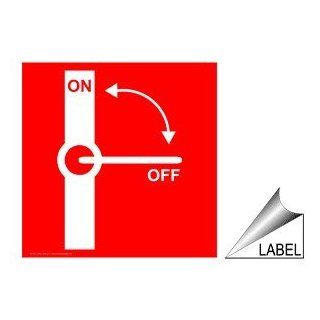 Gas Shut Off Valve Symbol Label LABEL SYM 307 Emergency Response  Message Boards 