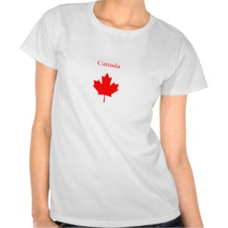Canada Maple Leaf Logo Tee Shirt