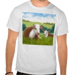 Hereford Cow and Calf T Shirt