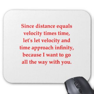 math geek love pick up line mouse pad