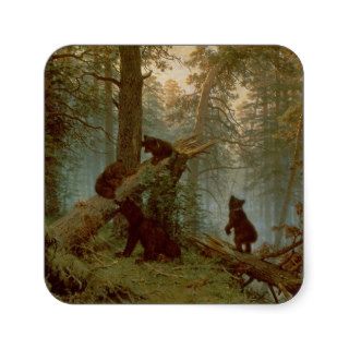 Morning in a Pine Forest, 1889 Sticker