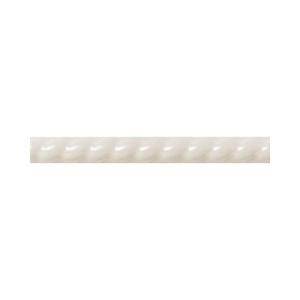 Daltile Polaris Gloss Almond 1/2 in. x 8 in. Glazed Ceramic Rope Decorative Wall Tile PL221/28ROPE1P2