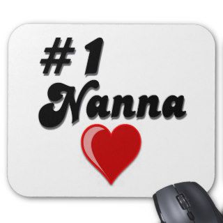 #1 Nanna Grandparent's Day Gifts Mouse Pad