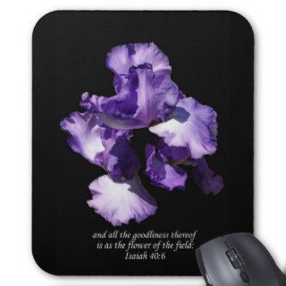 Purple Flowers Of The Field Mousepad
